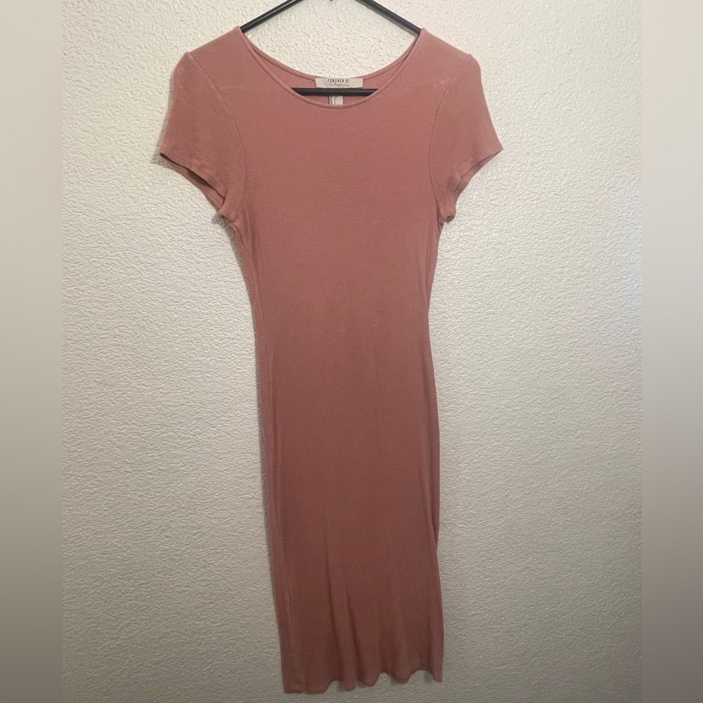 Forever 21 dusty pink sweater dress size large